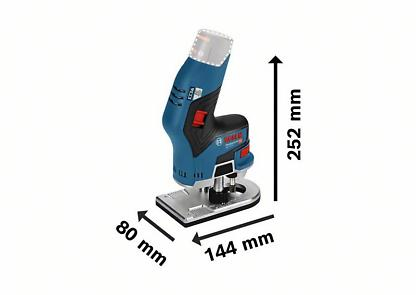 BOSCH PRO GKF 12V-8, Mașină de frezat muchii cu acumulator, 12,0 V [5]