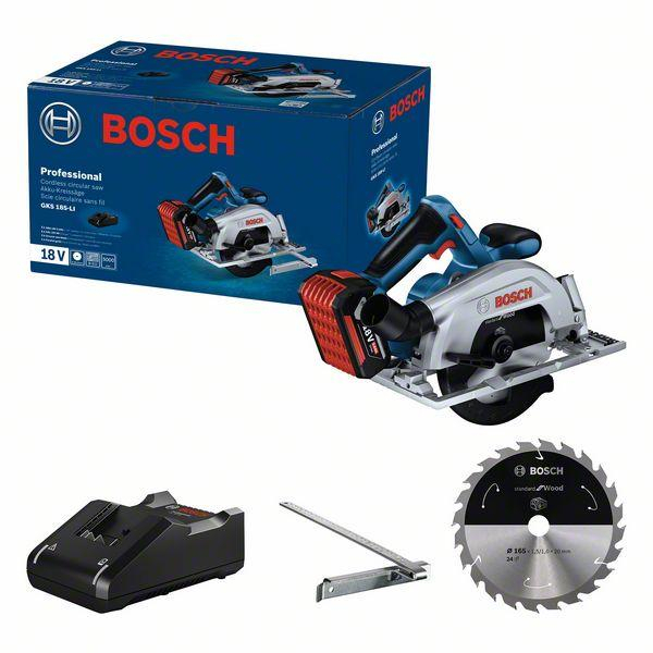 BOSCH PRO GKS 185-LI, Ferăstrău circular cu acumulator, 18,0 V, 165 mm [2]