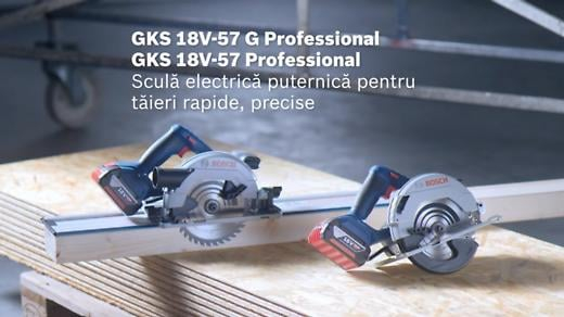 BOSCH PRO GKS 18V-57 G, Ferăstrău circular cu acumulator, 18,0 V, 165 mm [4]