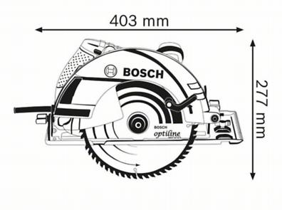 BOSCH PRO GKS 235 Turbo, Ferăstrău circular, 2.050 W, 235 mm [4]