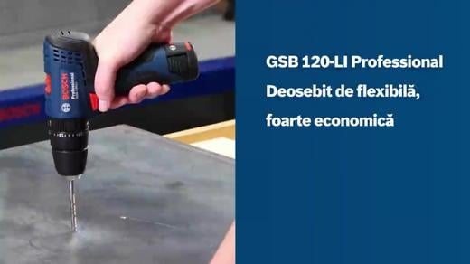 BOSCH PRO GSB 120-LI, Mașină de găurit cu percuție cu acumulator [4]