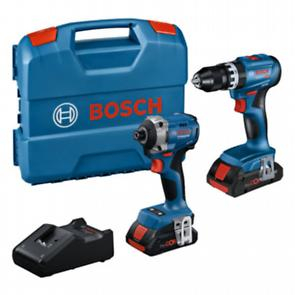 BOSCH PRO GSB 18V-45 + GDR 18V-215, Set combinat 18 V, 2 acumulatori ProCORE18V 4,0 Ah, încărcător GAL 18V-40, L-Case [2]