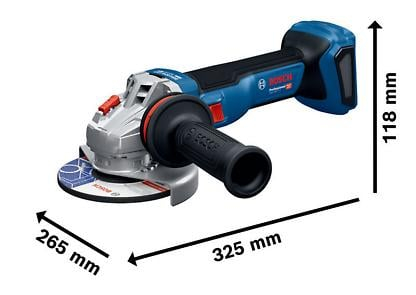 BOSCH PRO GWS 18V-11 S, Polizor unghiular cu acumulator, 18,0 V, 125 mm [4]