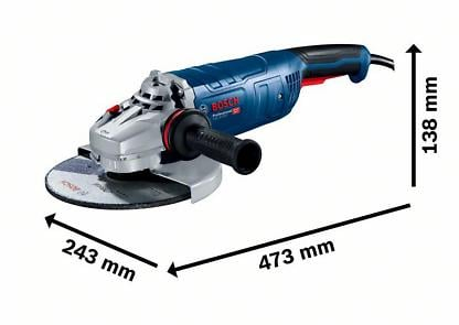 BOSCH PRO GWS 24-230 P, Polizor unghiular, 2.400 W, 230 mm [5]