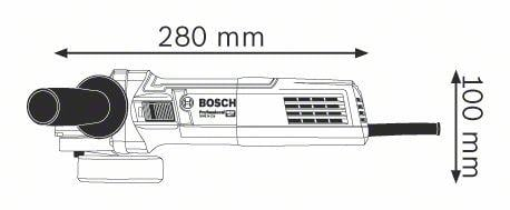 BOSCH PRO GWS 9-115, Polizor unghiular, 900 W, 115 mm [4]