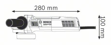 BOSCH PRO GWS 9-115 S, Polizor unghiular, 900 W, 115 mm [4]