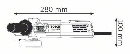 BOSCH PRO GWS 9-125, Polizor unghiular, 900 W, 125 mm [5]