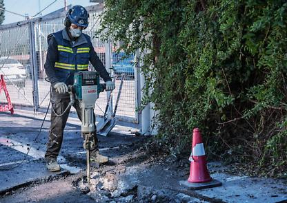BOSCH PRO Hex 28-4C, Daltă ascuțită, lungime totală 400-520 mm [4]