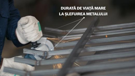 BOSCH PRO Metal, Disc de degroșare din material compozit, pentru polizoare unghiulare mici, alezaj 16 mm, 100 x 6 mm [4]