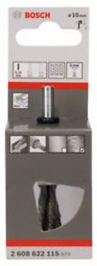 BOSCH PRO Metal heavy, Perie de capăt, din sârmă cu noduri, pentru mașini de înșurubat și mașini de găurit cu percuție, tijă cilindrică, 10 x 0,35 mm [3]