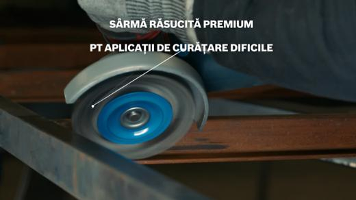 BOSCH PRO Metal Heavy, Perie-disc de sârmă, pentru polizoare unghiulare mici, filet M14, 115 x 12 x 0,5 mm [3]