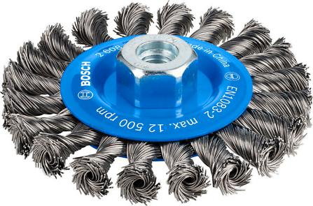 BOSCH PRO Metal Heavy, Perie-disc de sârmă, pentru polizoare unghiulare mici, filet M14, 115 x 12 x 0,5 mm [2]