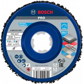 BOSCH PRO N377, Disc de curățare, pentru polizoare unghiulare mici, X-Lock, 125 x 22,23 mm [2]