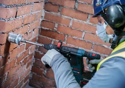 BOSCH PRO Socket Core Cutter dry, Pentru ciocane rotopercutoare, filet M16, Ø 68-82 mm [6]