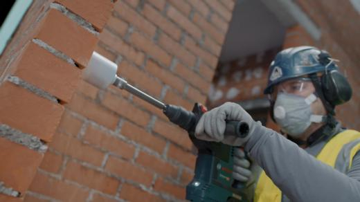 BOSCH PRO Socket Core Cutter dry, Pentru ciocane rotopercutoare, filet M16, Ø 68-82 mm [3]