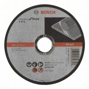 BOSCH PRO Stainless Steel and Metal, Disc de tăiere din material compozit, pentru polizoare unghiulare mici, alezaj 22,23 mm, 125 x 1,6 mm [cutie 10 bucăți] [2]