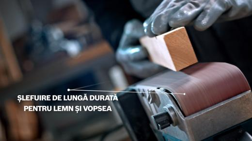 BOSCH PRO X440, Bandă de șlefuit pentru șlefuitoare, lățime 40-100 mm [cutie 3 bucăți] [3]