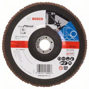 BOSCH PRO X571, Disc de șlefuire evantai, pentru polizoare unghiulare mari, versiunea dreaptă, din fibre, granulație 40-80 [2]