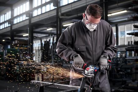 BOSCH PRO X571, Disc de șlefuire evantai, pentru polizoare unghiulare mici, versiunea înclinată, X-Lock, granulație 40-120 [5]