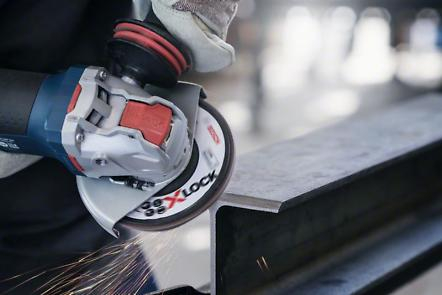 BOSCH PRO X571, Disc de șlefuire evantai, pentru polizoare unghiulare mici, versiunea înclinată, X-Lock, granulație 40-120 [4]