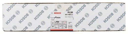 BOSCH PRO Y580, Bandă de șlefuit, pentru șlefuitoare cu bandă pentru țevi, 40 x 760 mm, granulație 120 [cutie 10 bucăți] [3]