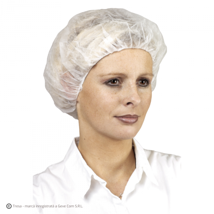 BOUFFANT CAP, Capelină de unică folosință  tip Bouffant, din SPP, diametru 53 cm, 4 g/mp [Set 100 unități] [2]