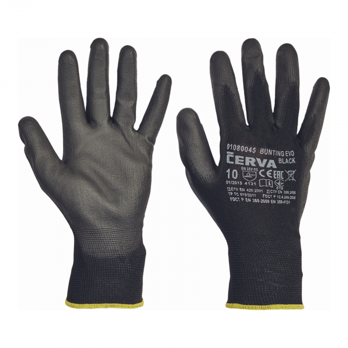 BUNTING EVOLUTION, manusi de protectie negre din Poliester [2]