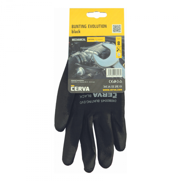 BUNTING EVOLUTION, manusi de protectie negre din Poliester [3]