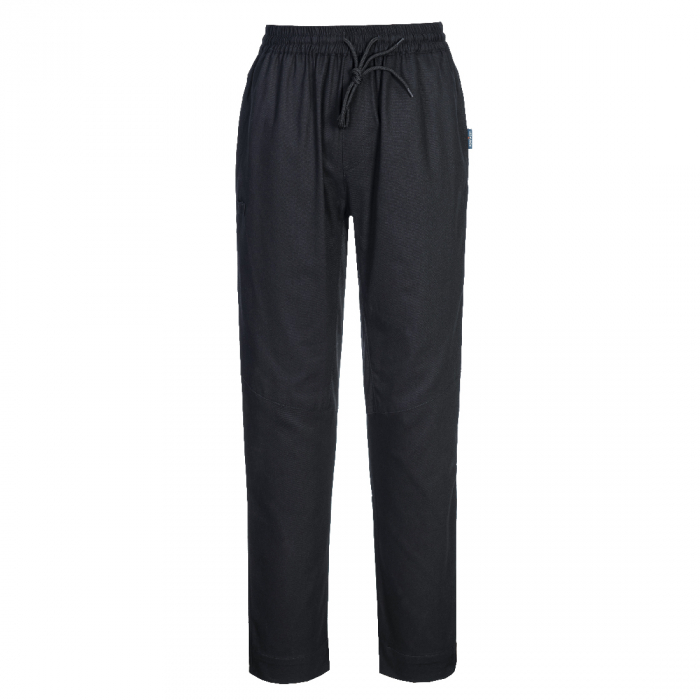 C076, Pantaloni chef tip jogger MeshAir Pro din bumbac 100%, 190 g/mp [1]