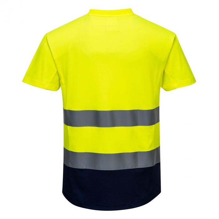 C395 HI-VIS, Tricou in 2 tonuri din bumbac si poliester [2]