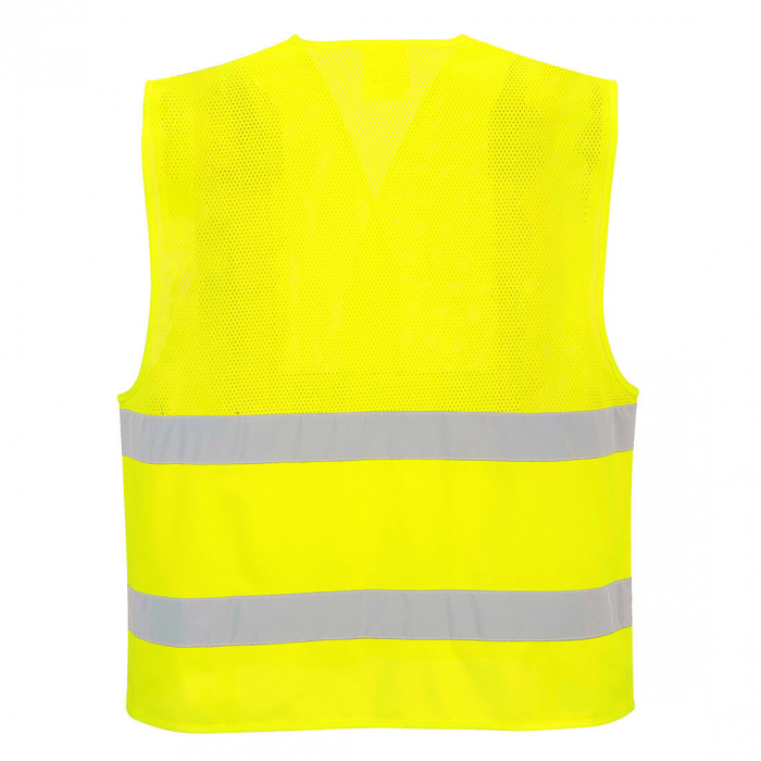 C494, Vestă de vizibilitate ridicată, cu inserție din plasă MeshAir, din poliester tricotat, 124 g/mp [5]