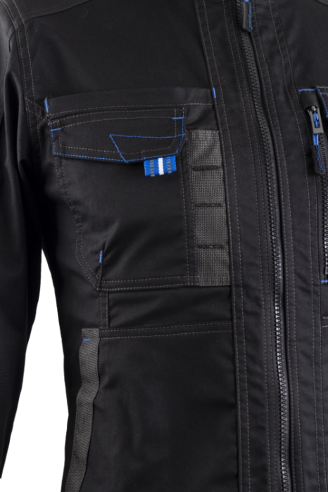 CASITA II, Jachetă de lucru din twill elastic reciclat GRS, 250 g/mp, ranforsări Oxford [4]