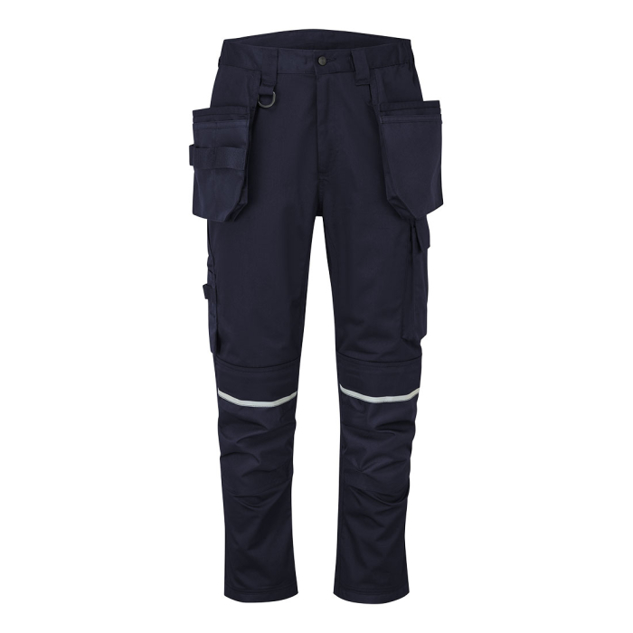 CD845, Pantaloni de lucru din 65% poliester reciclat și 35% bumbac, țesătură Kingsmill, 245 g/mp [6]