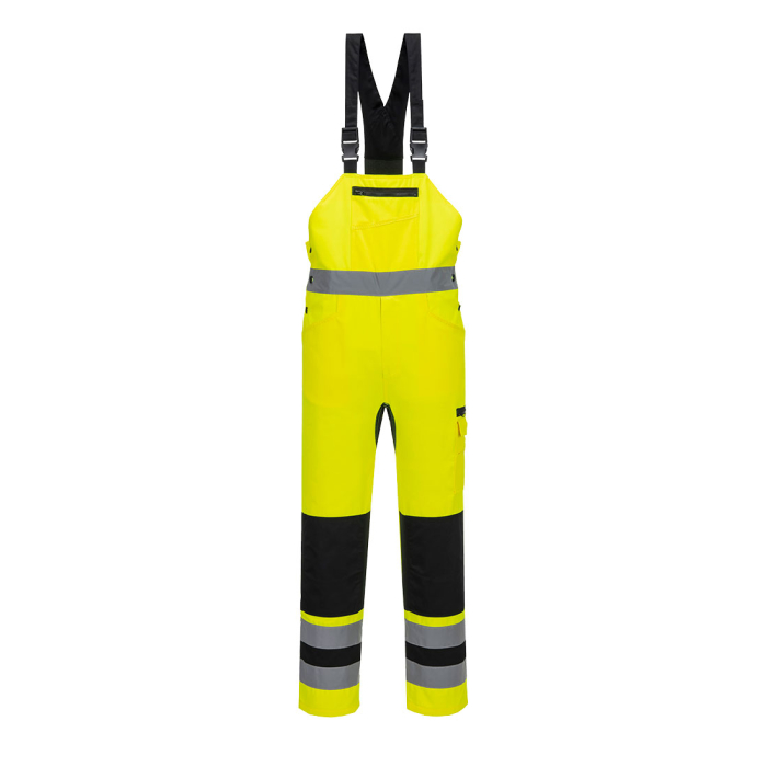 CD852, Salopetă cu pieptar HI-VIS din 65% poliester reciclat și 35% bumbac, 245 g/mp [2]
