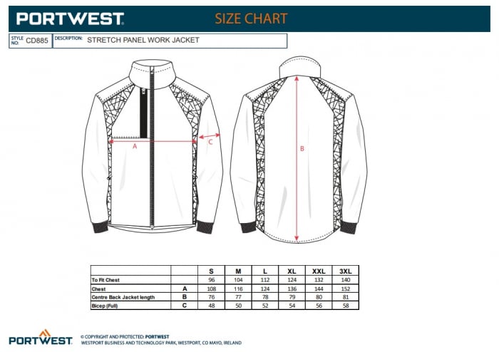 CD885, Jachetă de lucru din poliester reciclat și bumbac, 245 g/mp [3]