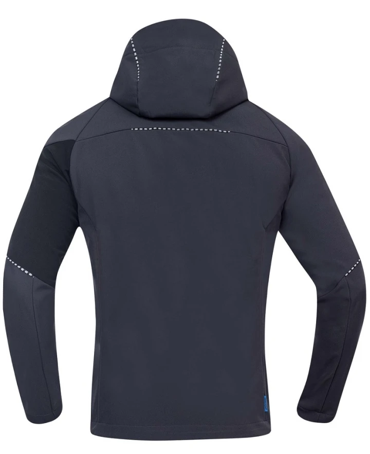 CITYCONIC, Jachetă softshell SLIM FIT cu glugă detașabilă din poliester ElasticTech cu membrană TPU și căptușeală fleece [2]