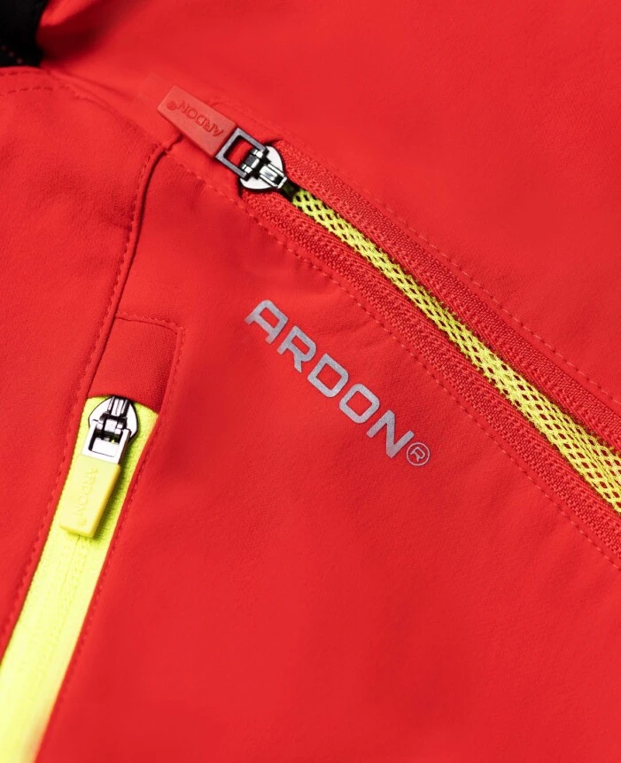 CITYCONIC, Pantaloni scurți softshell pentru bărbați Slim Fit din nylon și elastan, 220 g/mp [6]