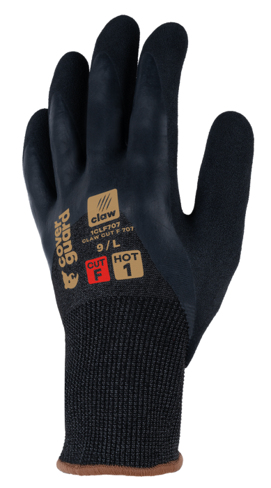CLAW CUT F 707, Mănuși de protecție la tăiere din HPPE, poliester reciclat și spandex, imersate în latex [2]
