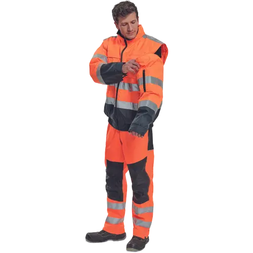 CLOVELLY, Jacheta de iarna reflectorizanta 2 in 1 din poliester 300D Oxford si PU [10]