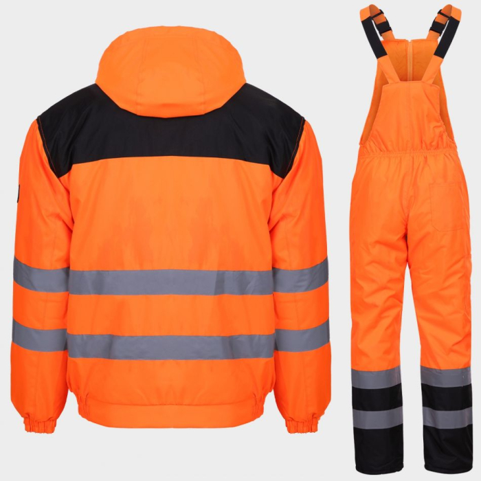 COLLINS HV 2.0, Set jachetă și pantaloni cu pieptar HI-VIS de iarnă, vatuit, din poliester, 130 g/mp [2]