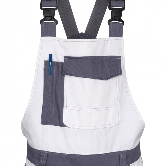 COMFORT BP, Pantaloni de lucru cu pieptar, 100% bumbac Twill, 250 g/mp [3]