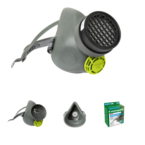 Coverguard 22101 Eurmask Uno, Semimască de protecție respiratorie cu supapă de expirație, EN 140:1998 [6]