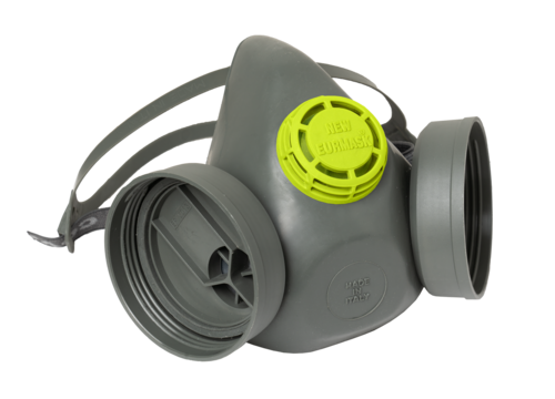 Coverguard 22102 Eurmask Duo, Semimască de protecție respiratorie cu 2 filtre și supapă de expirație, EN 140:1998 [6]