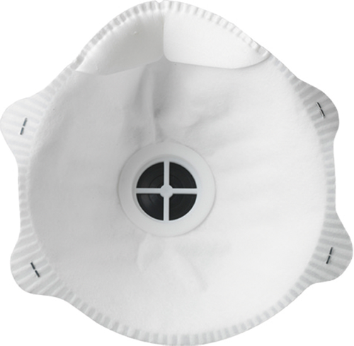 Coverguard 23206 Semimască de protecție respiratorie FFP2 NR D cu supapă, formă cupă, cutie 10 bucăți [5]