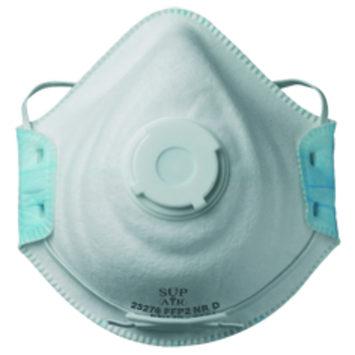 Coverguard 23276 Mască de protecție respiratorie FFP2 NR D cu supapă, formă ergonomică conică, 0% metal, cutie 10 bucăți [3]