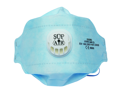 Coverguard 23285 Mască de protecție respiratorie FFP2 NR D cu supapă, formă pliabilă 3D, cutie 20 de bucăți [2]