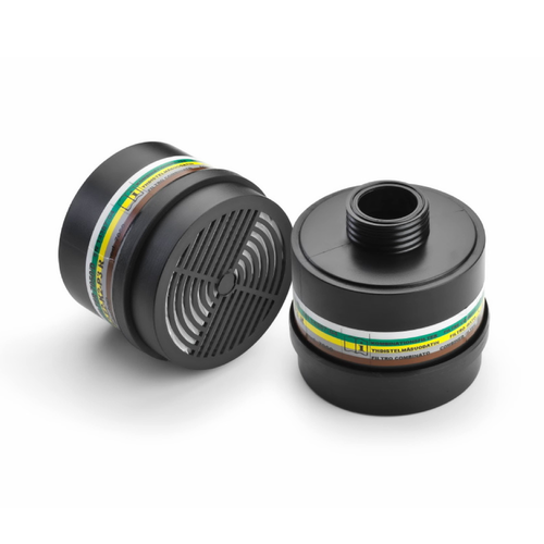 COVERGUARD 6REF260 – Cartuș filtrant A2B2E2K2P3 pentru măști PANAREA  cu racord DIN RD40 EN 14387 [1]