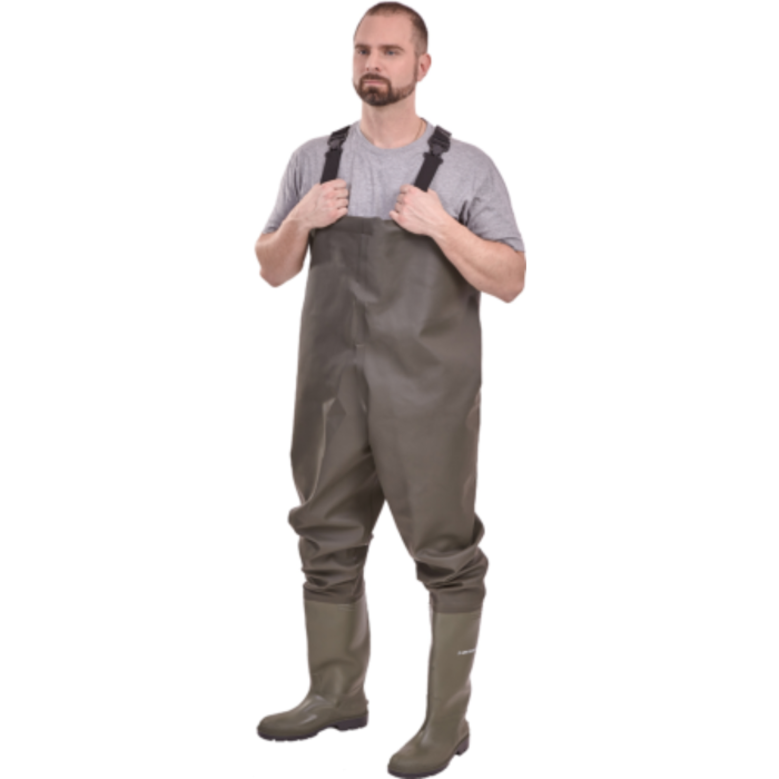 COVERGUARD AQUACHEST, Salopetă impermeabilă cu cizme PVC [1]