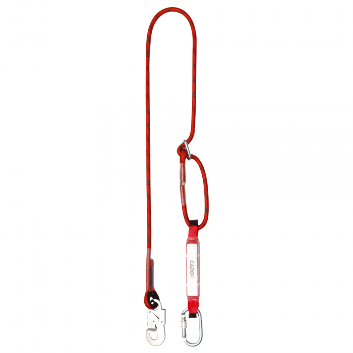 COVERGUARD CADO ENERGY-K MOABM-LB, absorbitor de energie cu frânghie și chingă elastică, 2 m, carabine AZ011 și AZ002 [1]