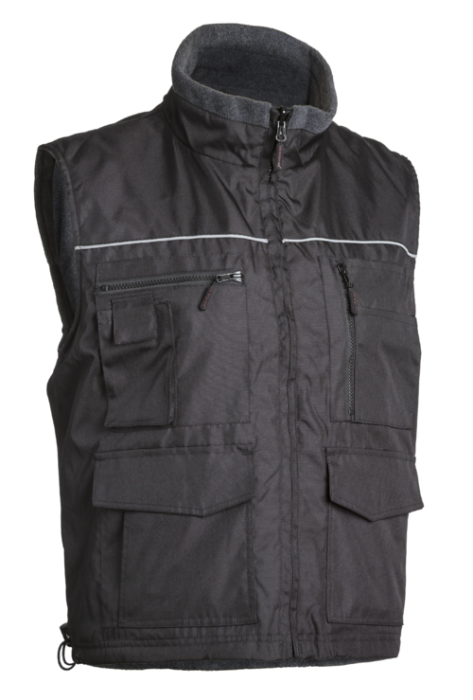 COVERGUARD CARISTE, Vestă reversibilă din poliester Oxford, cu căptușeală fleece 280 g/mp [2]
